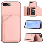 เคสโทรศัพท์สัมผัสผิวสกินพร้อมช่องใส่บัตรสี่ช่องและสายรัดข้อมือ สำหรับ iPhone 12 mini, สำหรับ iPhone 11 Pro Max, สำหรับ iPhone 11, สำหรับ iPhone 11 Pro, สำหรับ iPhone X / XS, สำหรับ iPhone XR, สำหรับ iPhone XS Max, สำหรับ iPhone 7 Plus / 8 Plus