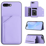 เคสโทรศัพท์สัมผัสผิวสกินพร้อมช่องใส่บัตรสี่ช่องและสายรัดข้อมือ สำหรับ iPhone 12 mini, สำหรับ iPhone 11 Pro Max, สำหรับ iPhone 11, สำหรับ iPhone 11 Pro, สำหรับ iPhone X / XS, สำหรับ iPhone XR, สำหรับ iPhone XS Max, สำหรับ iPhone 7 Plus / 8 Plus