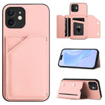 เคสโทรศัพท์สัมผัสผิวสกินพร้อมช่องใส่บัตรสี่ช่องและสายรัดข้อมือ สำหรับ iPhone 12 mini, สำหรับ iPhone 11 Pro Max, สำหรับ iPhone 11, สำหรับ iPhone 11 Pro, สำหรับ iPhone X / XS, สำหรับ iPhone XR, สำหรับ iPhone XS Max, สำหรับ iPhone 7 Plus / 8 Plus