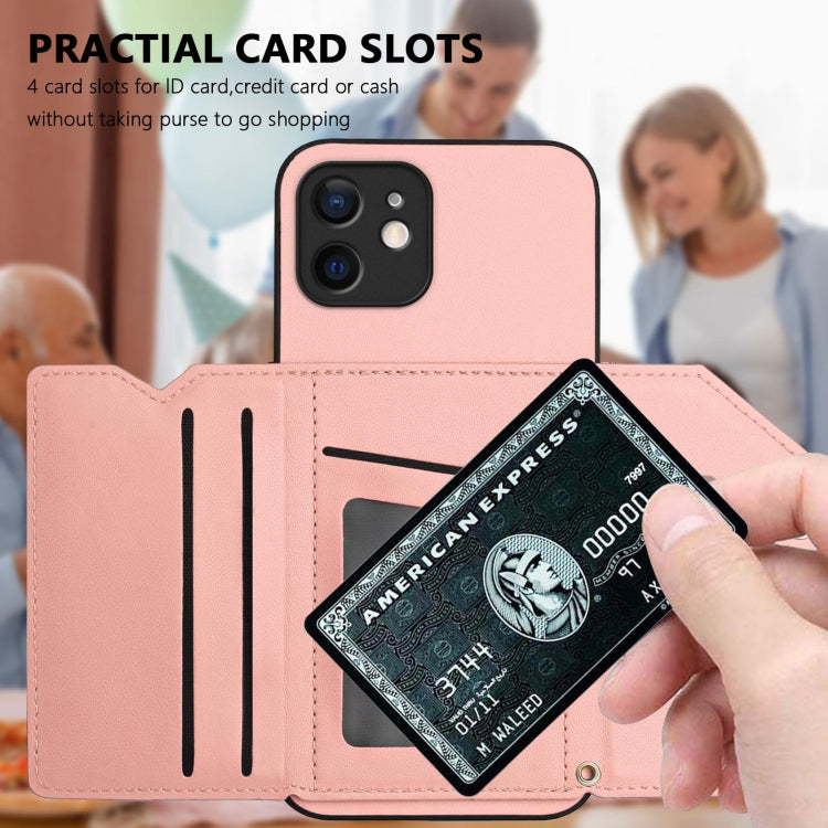 เคสโทรศัพท์สัมผัสผิวสกินพร้อมช่องใส่บัตรสี่ช่องและสายรัดข้อมือ สำหรับ iPhone 12 mini, สำหรับ iPhone 11 Pro Max, สำหรับ iPhone 11, สำหรับ iPhone 11 Pro, สำหรับ iPhone X / XS, สำหรับ iPhone XR, สำหรับ iPhone XS Max, สำหรับ iPhone 7 Plus / 8 Plus