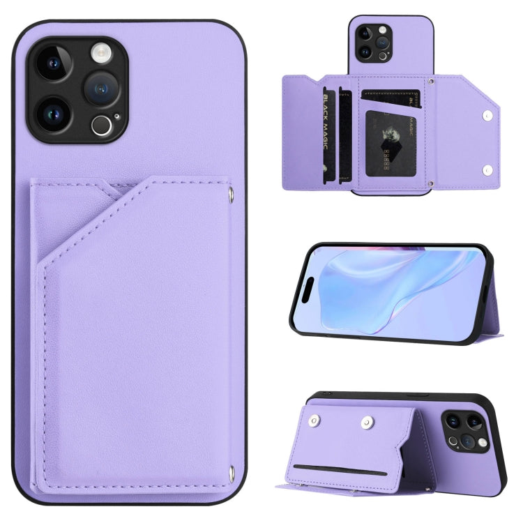 เคสโทรศัพท์สัมผัสผิวสกินพร้อมช่องใส่บัตรสี่ช่องและสายรัดข้อมือ สำหรับ iPhone 7 / 8 / SE 2020 2022, สำหรับ iPhone 13 Pro Max, สำหรับ iPhone 13 Pro, สำหรับ iPhone 13, สำหรับ iPhone 13 mini, สำหรับ iPhone 12, สำหรับ iPhone 12 Pro Max, สำหรับ iPhone 12 Pro