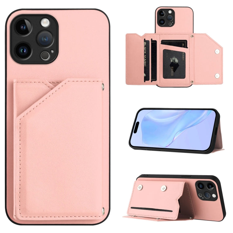 เคสโทรศัพท์สัมผัสผิวสกินพร้อมช่องใส่บัตรสี่ช่องและสายรัดข้อมือ สำหรับ iPhone 7 / 8 / SE 2020 2022, สำหรับ iPhone 13 Pro Max, สำหรับ iPhone 13 Pro, สำหรับ iPhone 13, สำหรับ iPhone 13 mini, สำหรับ iPhone 12, สำหรับ iPhone 12 Pro Max, สำหรับ iPhone 12 Pro