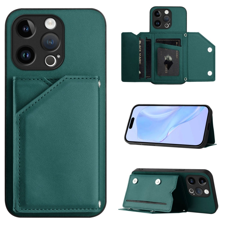 เคสโทรศัพท์สัมผัสผิวสกินพร้อมช่องใส่บัตรสี่ช่องและสายรัดข้อมือ สำหรับ iPhone 7 / 8 / SE 2020 2022, สำหรับ iPhone 13 Pro Max, สำหรับ iPhone 13 Pro, สำหรับ iPhone 13, สำหรับ iPhone 13 mini, สำหรับ iPhone 12, สำหรับ iPhone 12 Pro Max, สำหรับ iPhone 12 Pro