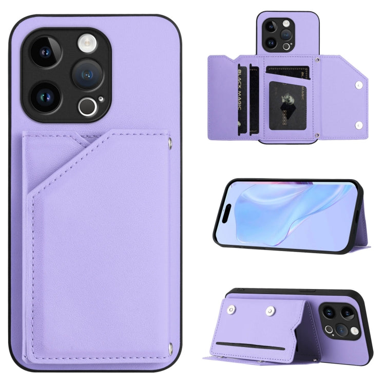 เคสโทรศัพท์สัมผัสผิวสกินพร้อมช่องใส่บัตรสี่ช่องและสายรัดข้อมือ สำหรับ iPhone 7 / 8 / SE 2020 2022, สำหรับ iPhone 13 Pro Max, สำหรับ iPhone 13 Pro, สำหรับ iPhone 13, สำหรับ iPhone 13 mini, สำหรับ iPhone 12, สำหรับ iPhone 12 Pro Max, สำหรับ iPhone 12 Pro