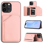เคสโทรศัพท์สัมผัสผิวสกินพร้อมช่องใส่บัตรสี่ช่องและสายรัดข้อมือ สำหรับ iPhone 7 / 8 / SE 2020 2022, สำหรับ iPhone 13 Pro Max, สำหรับ iPhone 13 Pro, สำหรับ iPhone 13, สำหรับ iPhone 13 mini, สำหรับ iPhone 12, สำหรับ iPhone 12 Pro Max, สำหรับ iPhone 12 Pro