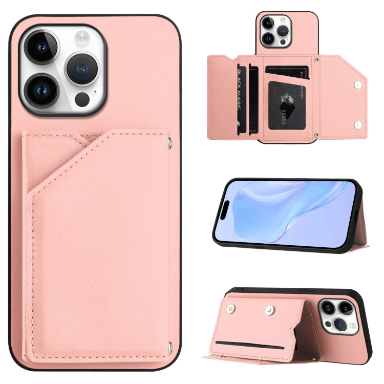 เคสโทรศัพท์สัมผัสผิวสกินพร้อมช่องใส่บัตรสี่ช่องและสายรัดข้อมือ สำหรับ iPhone 17 Pro Max, สำหรับ iPhone 17 Pro, สำหรับ iPhone 17, สำหรับ iPhone Air, สำหรับ iPhone 16 Pro Max, สำหรับ iPhone 16 Pro, สำหรับ iPhone 16 Plus, สำหรับ iPhone 16