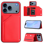เคสโทรศัพท์สัมผัสผิวสกินพร้อมช่องใส่บัตรสี่ช่องและสายรัดข้อมือ สำหรับ iPhone 17 Pro Max, สำหรับ iPhone 17 Pro, สำหรับ iPhone 17, สำหรับ iPhone Air, สำหรับ iPhone 16 Pro Max, สำหรับ iPhone 16 Pro, สำหรับ iPhone 16 Plus, สำหรับ iPhone 16
