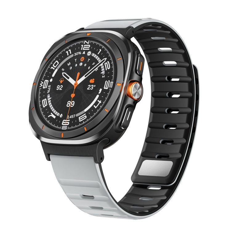 สายรัดนาฬิกาซิลิโคนแม่เหล็ก สำหรับ Samsung Galaxy Watch Ultra ขนาด 47 มม. / Ultra 2025