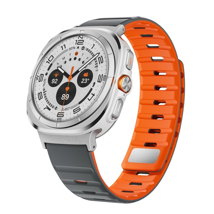สายรัดนาฬิกาซิลิโคนแม่เหล็ก สำหรับ Samsung Galaxy Watch Ultra ขนาด 47 มม. / Ultra 2025