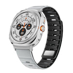 สายรัดนาฬิกาซิลิโคนแม่เหล็ก สำหรับ Samsung Galaxy Watch Ultra ขนาด 47 มม. / Ultra 2025