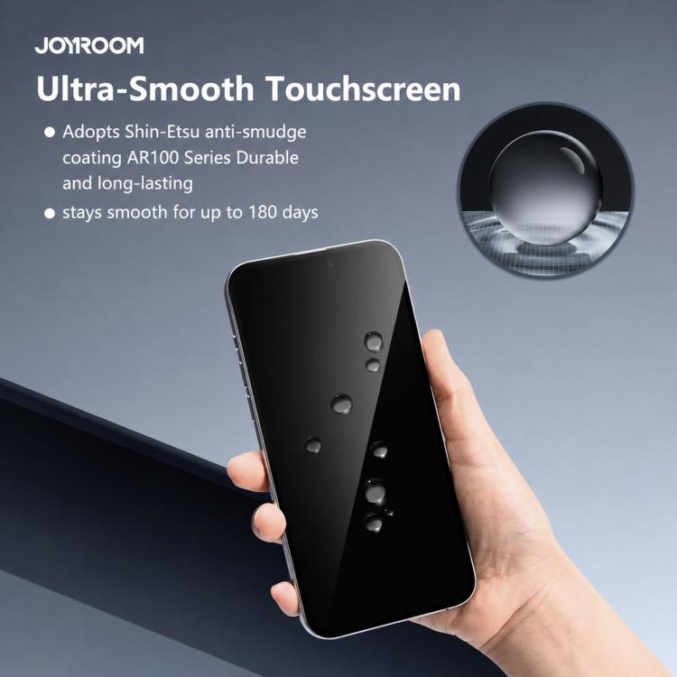 ฟิล์มกระจกนิรภัย HD เต็มจอ 2.5D ซีรีส์ JOYROOM Knight สำหรับ iPhone 17 Pro Max, สำหรับ iPhone 17 Pro, สำหรับ iPhone 17, สำหรับ iPhone Air, สำหรับ iPhone 15 Pro Max, สำหรับ iPhone 15 Pro