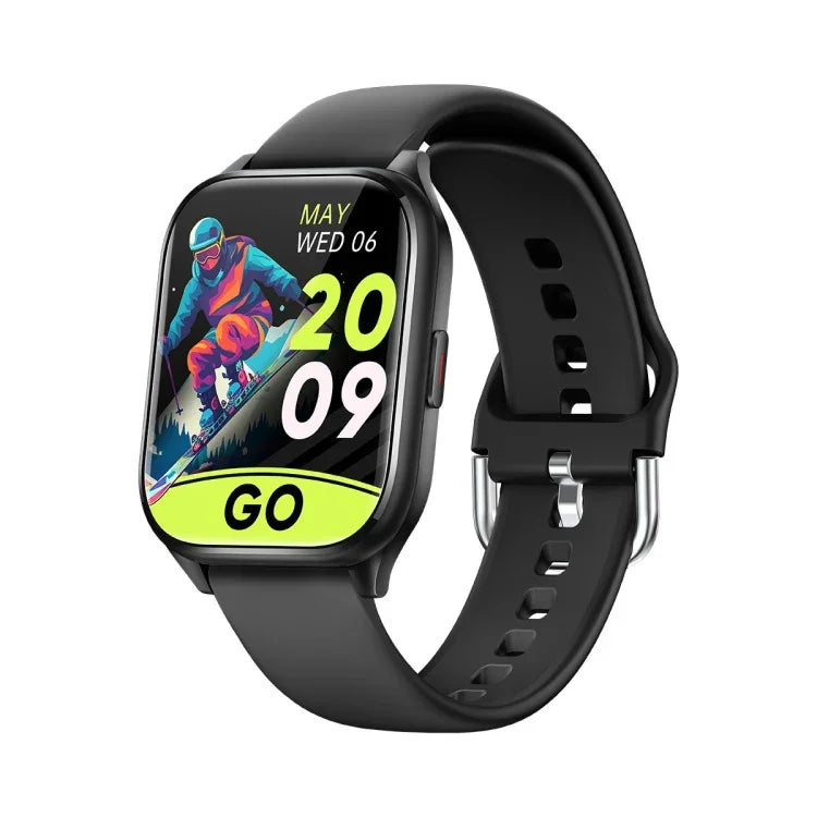 นาฬิกาอัจฉริยะ KT73S ขนาด 1.85 นิ้ว หน้าจอสี่เหลี่ยม รองรับการโทรผ่านบลูทูธ วัดอัตราการเต้นหัวใจ / ความดันโลหิต / ปริมาณออกซิเจนในเลือด / สุขภาพผู้หญิง / ตรวจการนอนหลับ