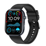 นาฬิกาอัจฉริยะ ET587 หน้าจอ AMOLED 1.95 นิ้ว, ตรวจคลื่นไฟฟ้าหัวใจ (ECG) / ตรวจน้ำตาลในเลือด