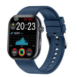 นาฬิกาอัจฉริยะ ET587 หน้าจอ AMOLED 1.95 นิ้ว, ตรวจคลื่นไฟฟ้าหัวใจ (ECG) / ตรวจน้ำตาลในเลือด