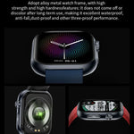 นาฬิกาอัจฉริยะ ET587 หน้าจอ AMOLED 1.95 นิ้ว, ตรวจคลื่นไฟฟ้าหัวใจ (ECG) / ตรวจน้ำตาลในเลือด