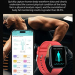 นาฬิกาอัจฉริยะ ET587 หน้าจอ AMOLED 1.95 นิ้ว, ตรวจคลื่นไฟฟ้าหัวใจ (ECG) / ตรวจน้ำตาลในเลือด