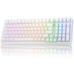AULA F99 คีย์บอร์ดกลไกแบบมีสาย/2.4G/Bluetooth 99 ปุ่ม ปรับแต่งไฟ RGB สามโหมด