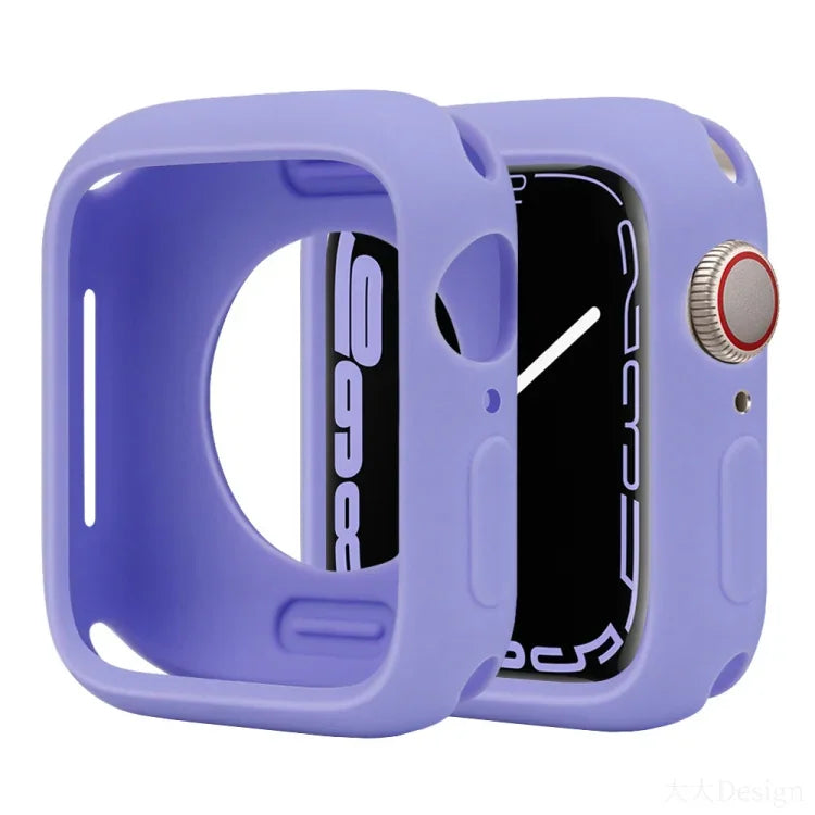เคสซิลิโคนครึ่งหน้าปกสำหรับนาฬิกา Candy สำหรับ Apple Watch Series 41 มม.