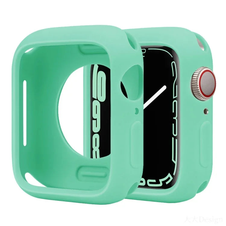 เคสซิลิโคนครึ่งหน้าปกสำหรับนาฬิกา Candy สำหรับ Apple Watch Series 41 มม.