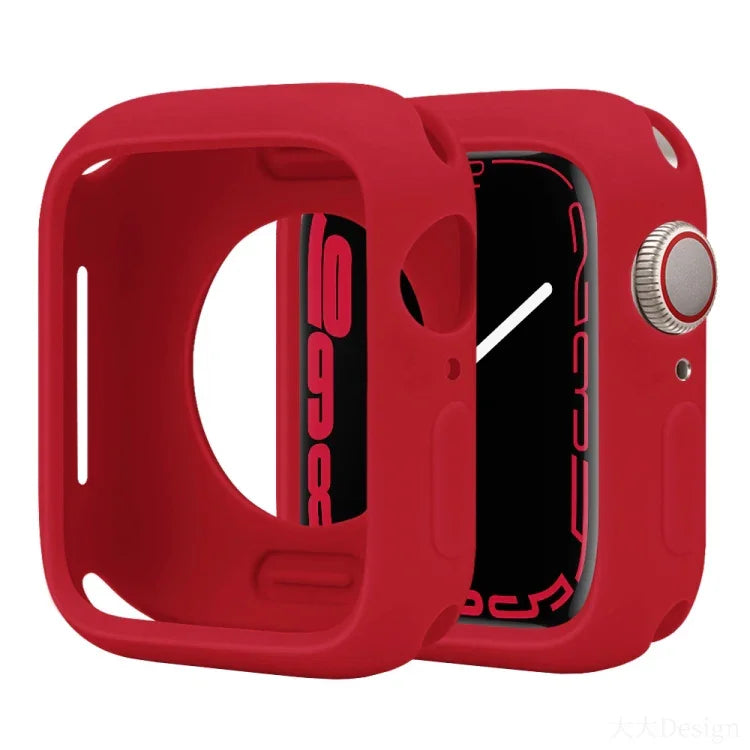 เคสซิลิโคนครึ่งหน้าปกสำหรับนาฬิกา Candy สำหรับ Apple Watch Series 41 มม.
