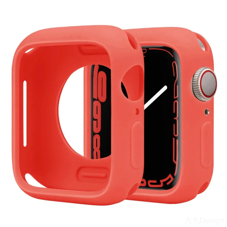 เคสซิลิโคนครึ่งหน้าปกสำหรับนาฬิกา Candy สำหรับ Apple Watch Series 41 มม.