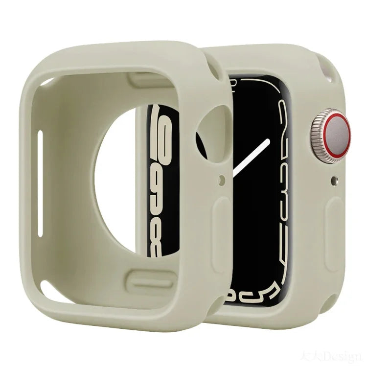 เคสซิลิโคนครึ่งหน้าปกสำหรับนาฬิกา Candy สำหรับ Apple Watch Series 45 มม.