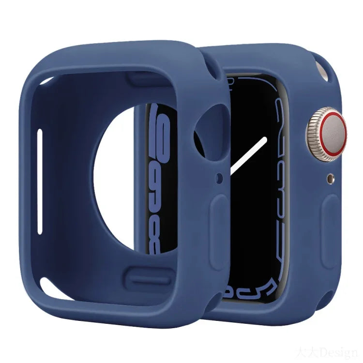 เคสซิลิโคนครึ่งหน้าปกสำหรับนาฬิกา Candy สำหรับ Apple Watch Series 45 มม.
