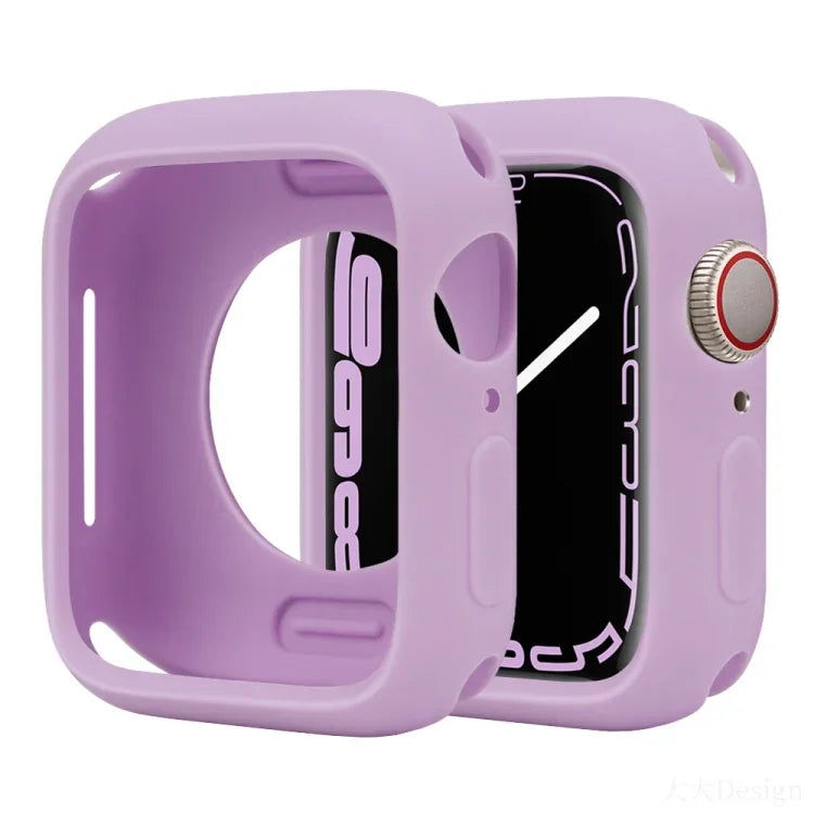 เคสซิลิโคนครึ่งหน้าปกสำหรับนาฬิกา Candy สำหรับ Apple Watch Series 45 มม.