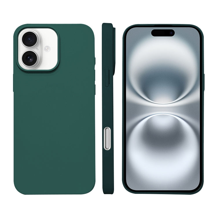 เคสโทรศัพท์ซิลิโคนเหลว MagSafe สำหรับ iPhone 16 Pro Max, สำหรับ iPhone 16 Pro, สำหรับ iPhone 16 Plus, สำหรับ iPhone 16