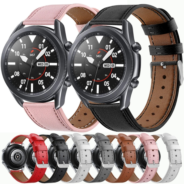 สำหรับ Galaxy Watch 3 45mm สายหนังสำหรับเปลี่ยน สำหรับ Galaxy Watch 3 45mm
