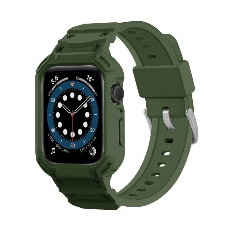 เคส TPU Armor พร้อมสายรัดในตัว สำหรับ Apple Watch Series 10 / 11 ขนาด 46 มม. และ 42 มม.