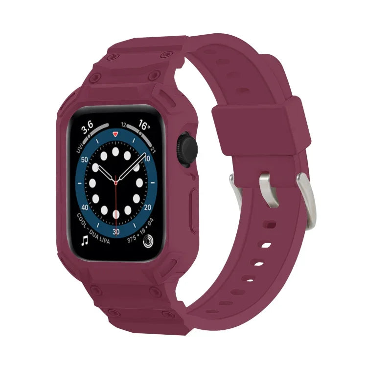 เคส TPU Armor พร้อมสายรัดในตัว สำหรับ Apple Watch Series 10 / 11 ขนาด 46 มม. และ 42 มม.
