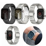 สายรัดนาฬิกาโลหะผสมไทเทเนียม สำหรับ Apple Watch 46 มม. / 49 มม. / 45 มม. / 44 มม. และ Apple Watch 42 มม. / 41 มม. / 40 มม. / 38 มม.