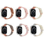 สายรัดนาฬิกาหนังแท้หัวเสือดาว สำหรับ Apple Watch 46 มม. / 49 มม. / 45 มม. / 44 มม. และ Apple Watch 42 มม. / 41 มม. / 40 มม. / 38 มม.