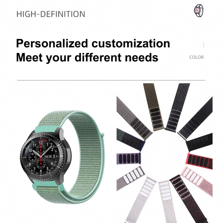 สายรัดถักไนลอนเรียบ สำหรับ Samsung Galaxy Watch ขนาด 46 มม.