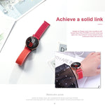 สายรัดถักไนลอนเรียบ สำหรับ Samsung Galaxy Watch ขนาด 46 มม.