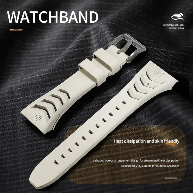 เคสโลหะ RedPepper Armor พร้อมสายรัดซิลิโคนในตัว สำหรับ Apple Watch 44 มม. / 45 มม.