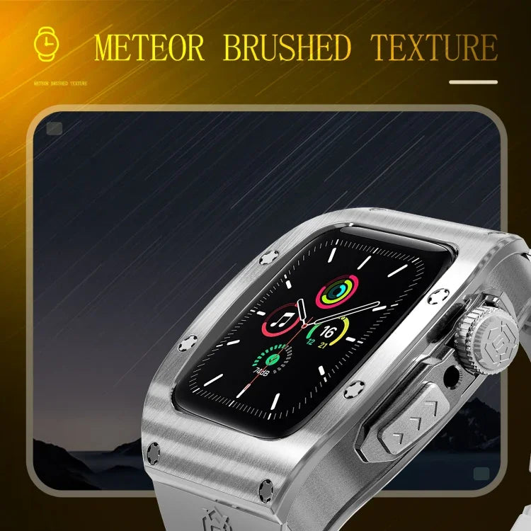 เคสโลหะ RedPepper Armor พร้อมสายรัดซิลิโคนในตัว สำหรับ Apple Watch 44 มม. / 45 มม.