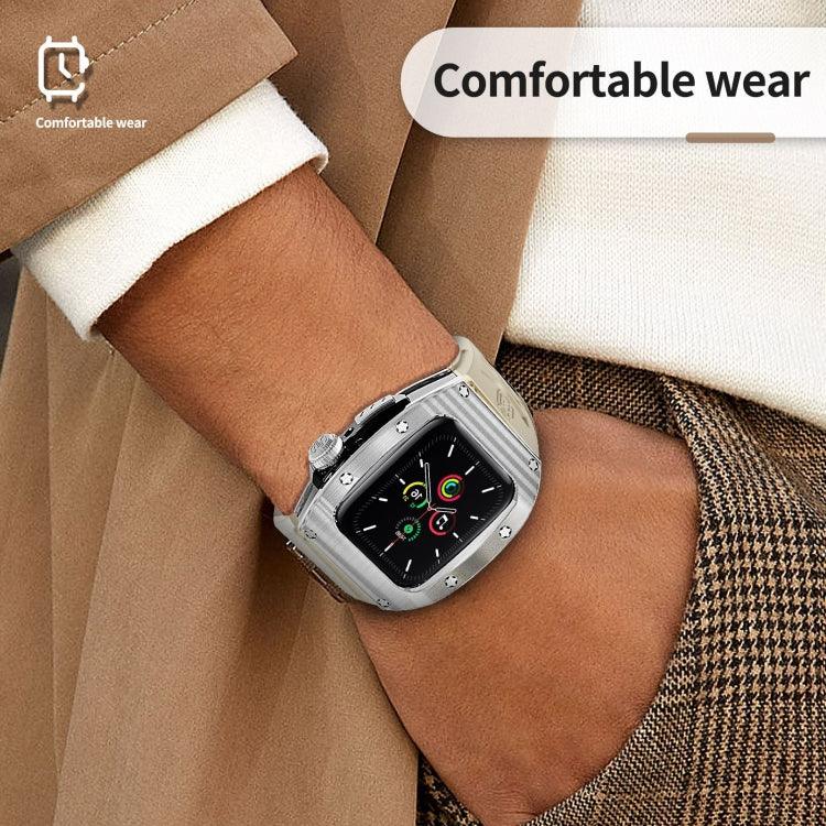 เคสโลหะ RedPepper Armor พร้อมสายรัดซิลิโคนในตัว สำหรับ Apple Watch 44 มม. / 45 มม.