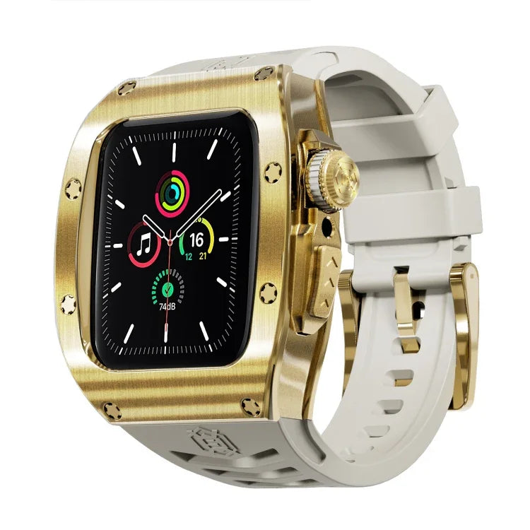 เคสโลหะ RedPepper Armor พร้อมสายรัดซิลิโคนในตัว สำหรับ Apple Watch 44 มม. / 45 มม.