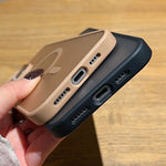 เคสโทรศัพท์ MagSafe ผิวสัมผัสแบบฝ้ารู้สึกเหมือนผิวหนัง สำหรับ iPhone 13, สำหรับ iPhone 12, สำหรับ iPhone 12 Pro Max, สำหรับ iPhone 12 Pro, สำหรับ iPhone 11 Pro Max, สำหรับ iPhone 11, สำหรับ iPhone 11 Pro