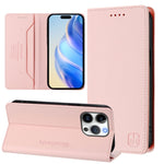 เคสโทรศัพท์หนังดูดแม่เหล็กพับสองชั้น RC01 พร้อม RFID สำหรับ iPhone 17e / 16e, สำหรับ iPhone 17 Pro Max, สำหรับ iPhone 17 Pro, สำหรับ iPhone 17, สำหรับ iPhone Air, สำหรับ iPhone 16 Pro Max