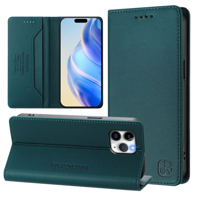 RC01 Dual-Folded Magnetic Suction RFID Leather Phone Case, For iPhone 11 Pro Max, For iPhone 11, For iPhone 11 Pro, For iPhone X / XS, For iPhone XR, For iPhone XS Max