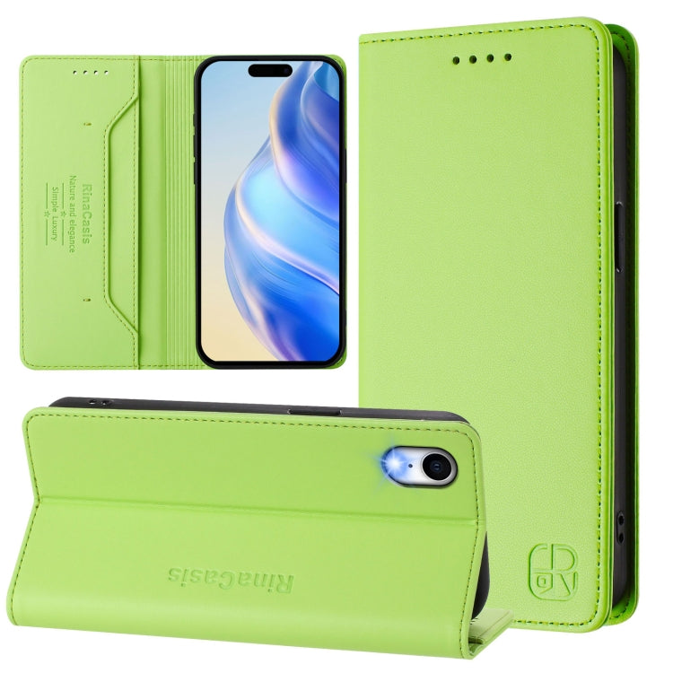 RC01 Dual-Folded Magnetic Suction RFID Leather Phone Case, For iPhone 11 Pro Max, For iPhone 11, For iPhone 11 Pro, For iPhone X / XS, For iPhone XR, For iPhone XS Max