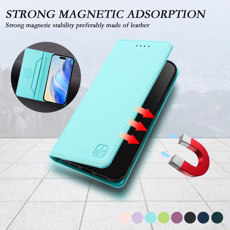 เคสหนังโทรศัพท์แบบพับสองชั้นพร้อมแม่เหล็กดูดและ RFID รุ่น RC01 สำหรับ iPhone 7 Plus / 8 Plus