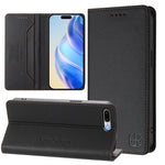เคสหนังโทรศัพท์แบบพับสองชั้นพร้อมแม่เหล็กดูดและ RFID รุ่น RC01 สำหรับ iPhone 7 Plus / 8 Plus