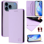 เคสโทรศัพท์หนังดูดแม่เหล็กพับสองชั้น RC01 พร้อม RFID สำหรับ iPhone 17e / 16e, สำหรับ iPhone 17 Pro Max, สำหรับ iPhone 17 Pro, สำหรับ iPhone 17, สำหรับ iPhone Air, สำหรับ iPhone 16 Pro Max