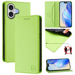 เคสโทรศัพท์หนังดูดแม่เหล็กพับสองชั้น RC01 พร้อม RFID สำหรับ iPhone 17e / 16e, สำหรับ iPhone 17 Pro Max, สำหรับ iPhone 17 Pro, สำหรับ iPhone 17, สำหรับ iPhone Air, สำหรับ iPhone 16 Pro Max