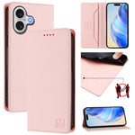 เคสโทรศัพท์หนังดูดแม่เหล็กพับสองชั้น RC01 พร้อม RFID สำหรับ iPhone 17e / 16e, สำหรับ iPhone 17 Pro Max, สำหรับ iPhone 17 Pro, สำหรับ iPhone 17, สำหรับ iPhone Air, สำหรับ iPhone 16 Pro Max