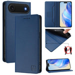 เคสโทรศัพท์หนังดูดแม่เหล็กพับสองชั้น RC01 พร้อม RFID สำหรับ iPhone 17e / 16e, สำหรับ iPhone 17 Pro Max, สำหรับ iPhone 17 Pro, สำหรับ iPhone 17, สำหรับ iPhone Air, สำหรับ iPhone 16 Pro Max